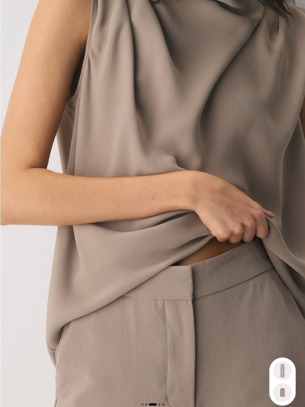 Aritzia The Limitless Pant Crepette in NomadTaupe - Picture 4 of 7
